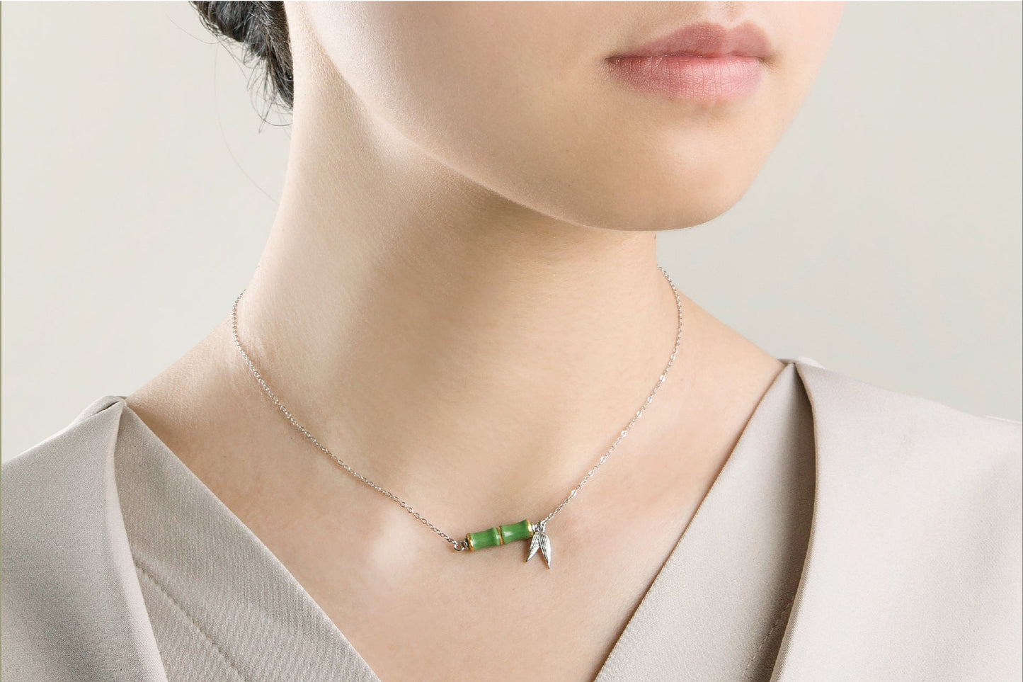 Evengreen Bamboo Necklace