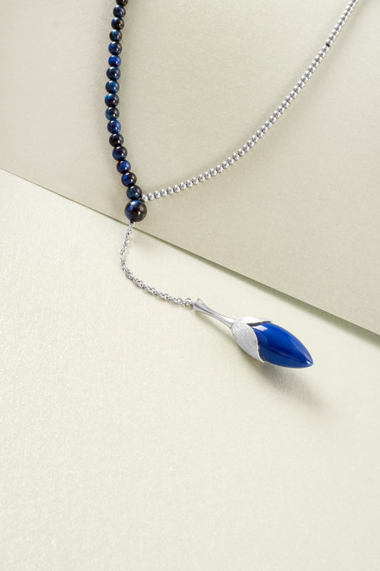 Orchid Long Necklace