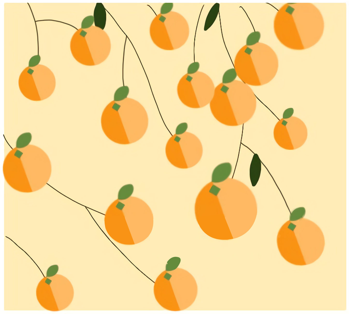 Orange Lucky Fortune Necklace