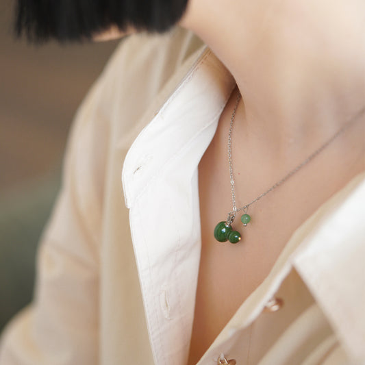 Green Gourd Necklace
