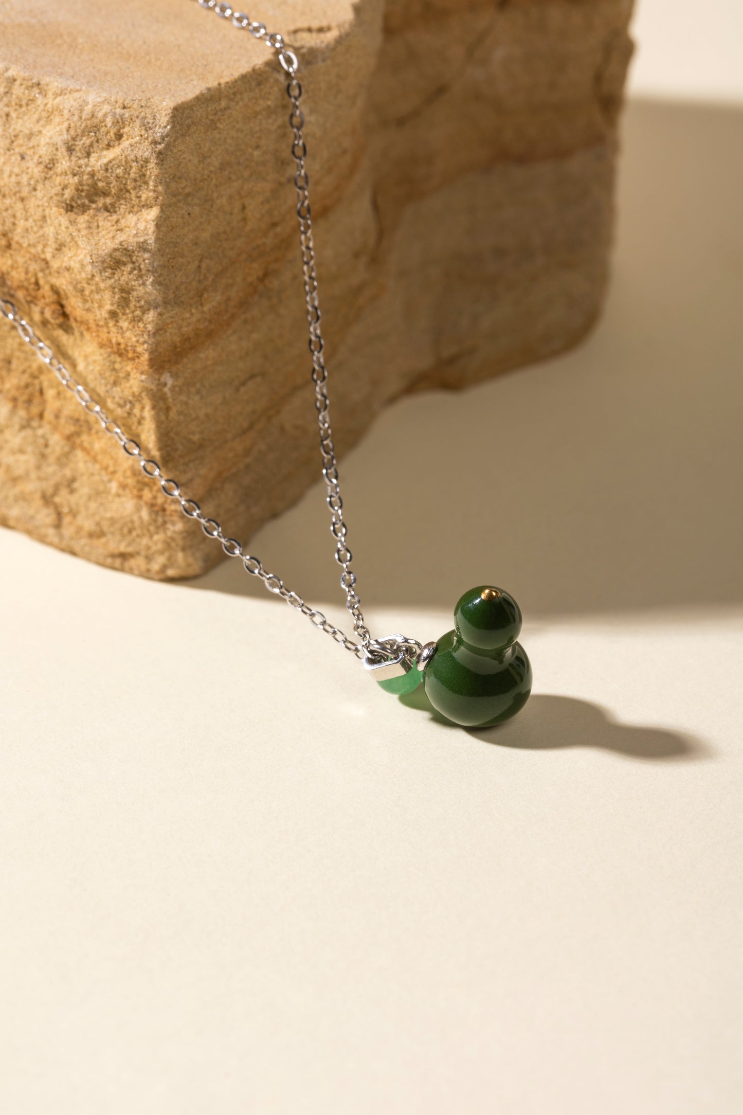 Green Gourd Necklace