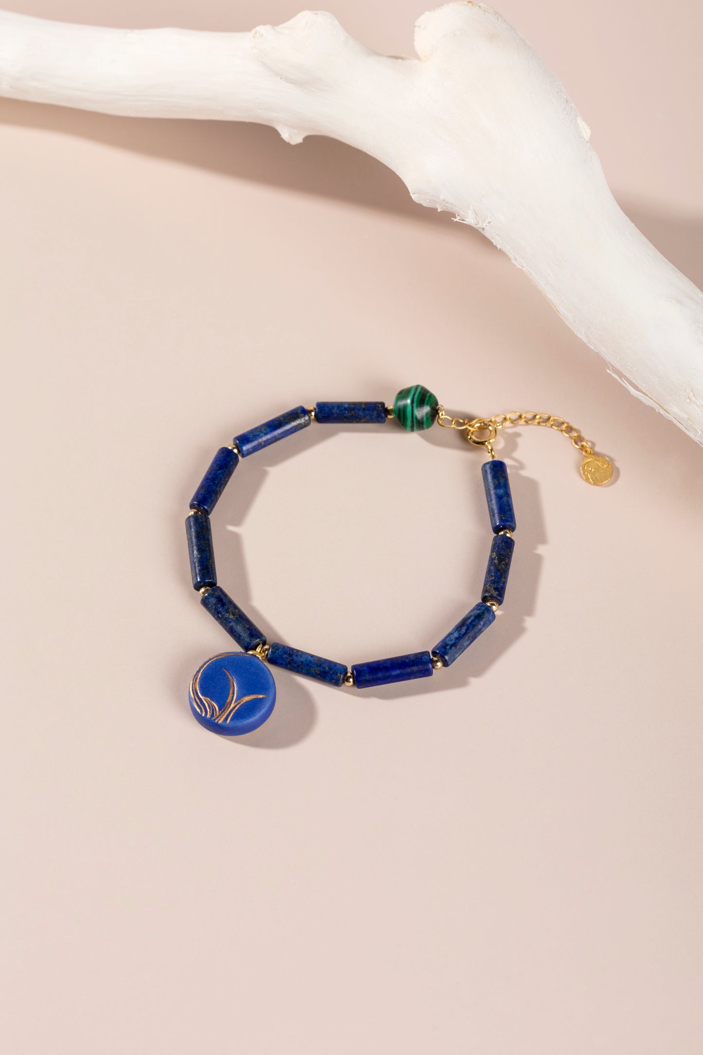 Porcelain Blue Orchid Bracelet