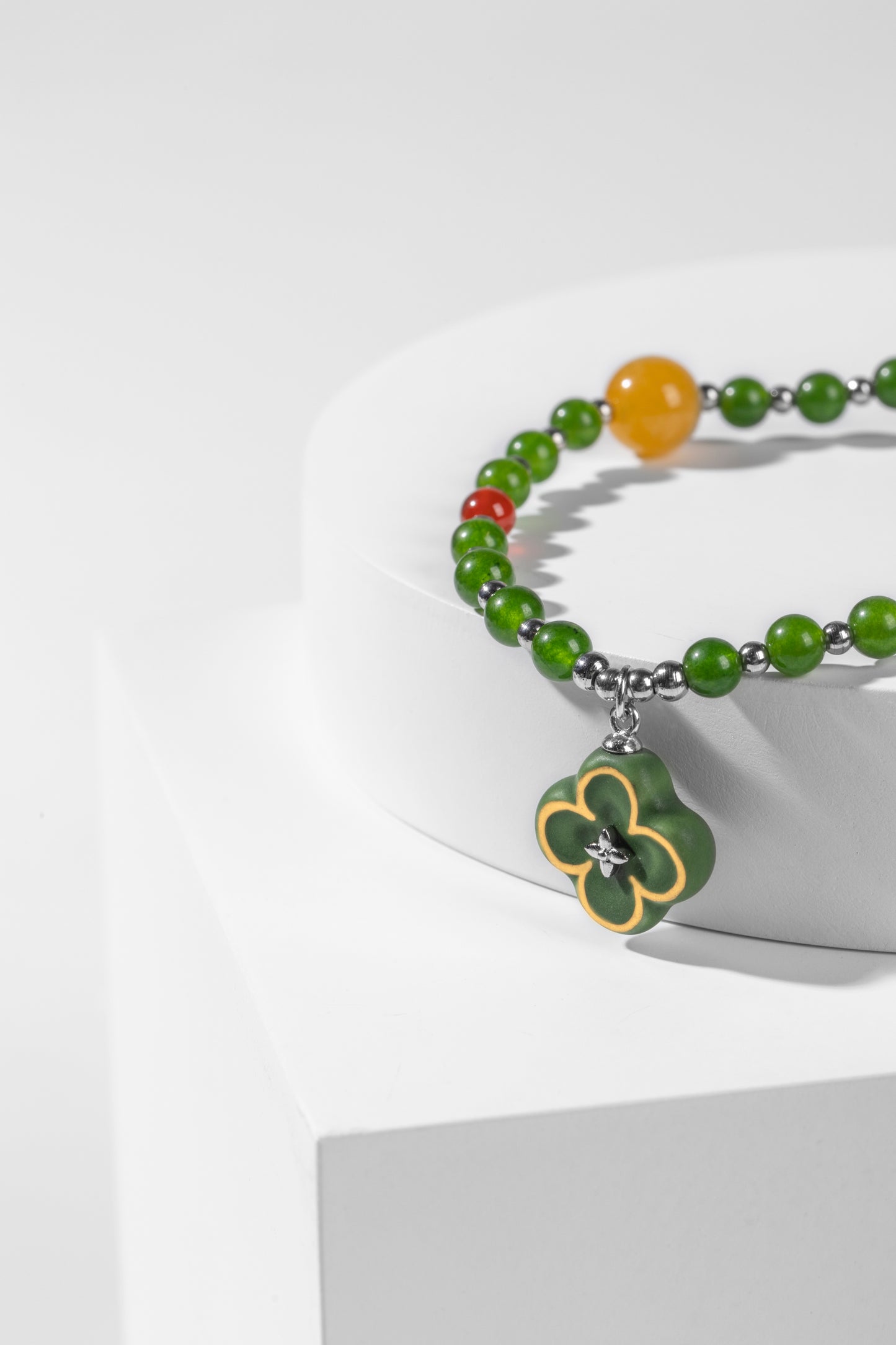 Lucky Star Four Leaf Clover Necklace