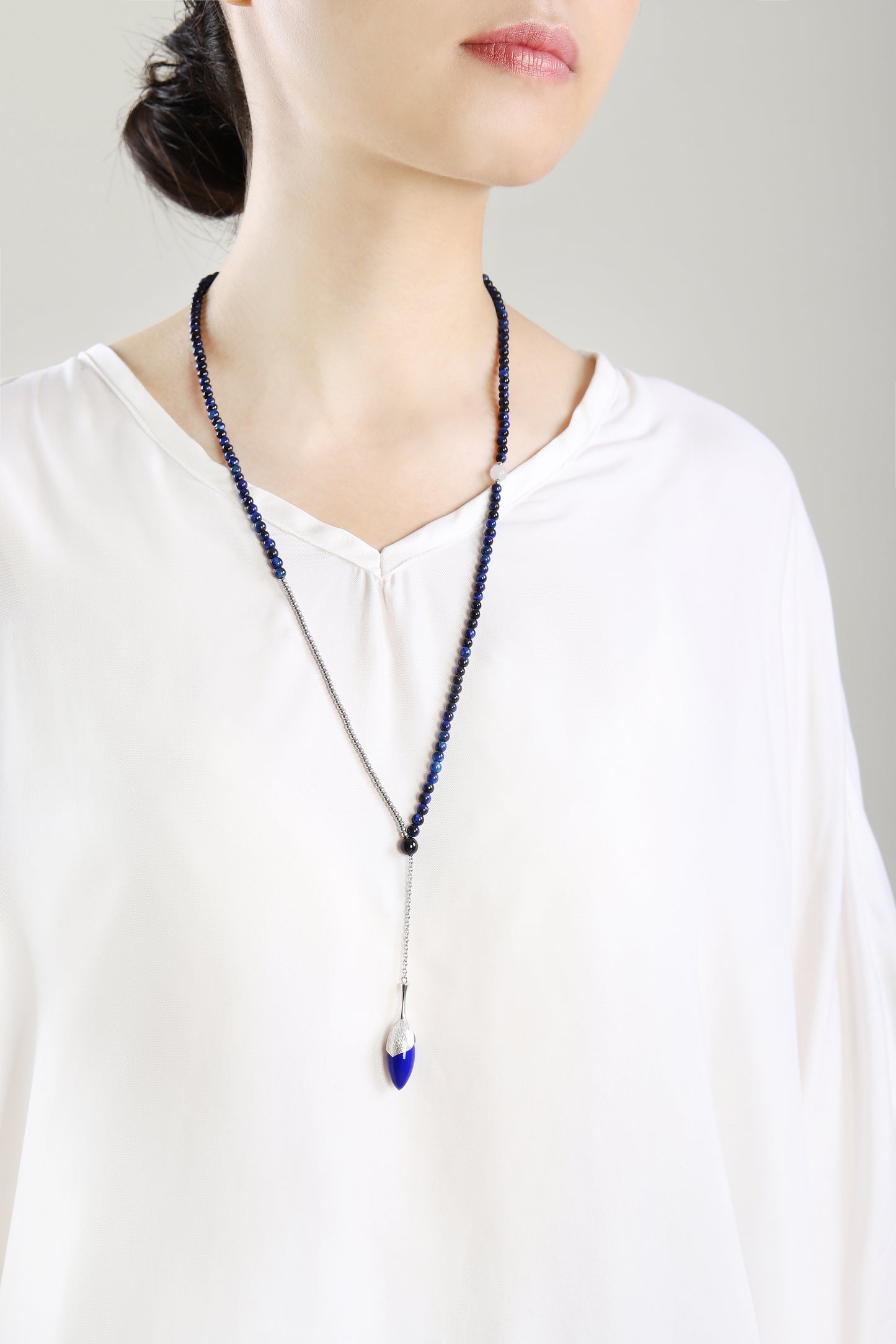 Orchid Long Necklace