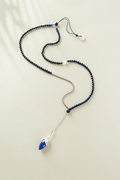 Orchid Long Necklace