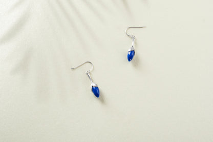 Orchid Silver Earrings