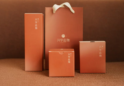 Fanhua Creation Orange Fortune Series Set(4 piece, Short Earring,Long Earring, Bracelet, Long pendent Necklace)