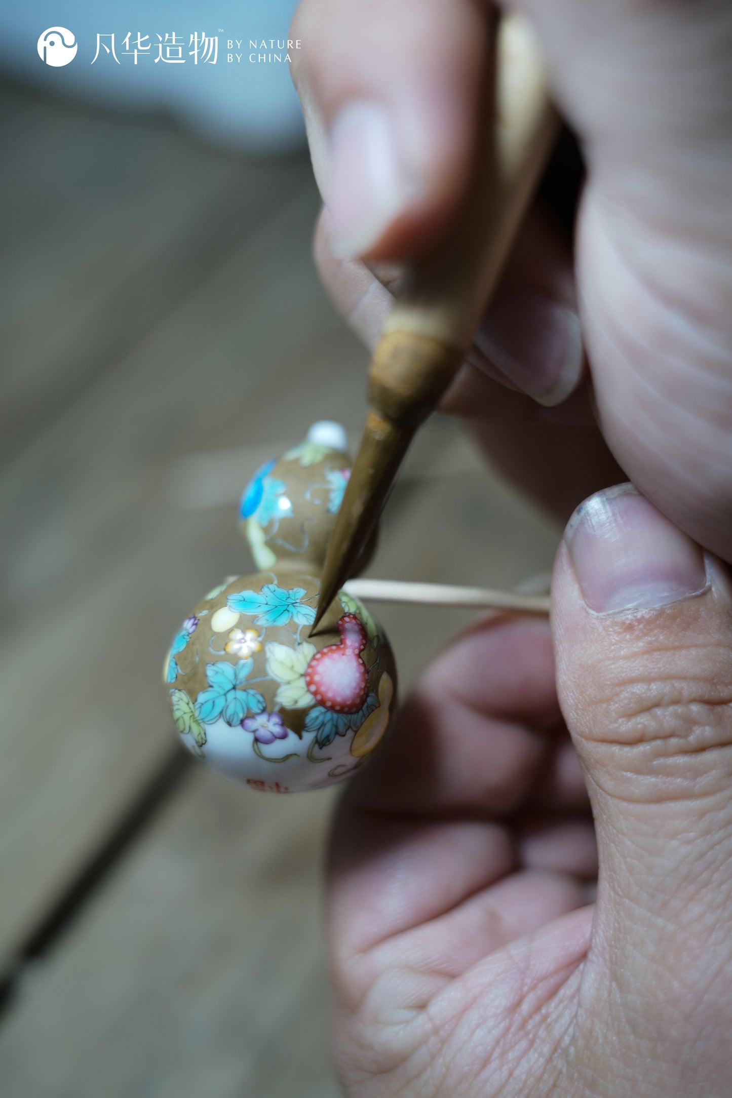 The shop's masterpiece Fanhua Creation Golden Gourd Long Pendent（Worn by Maye Musk）