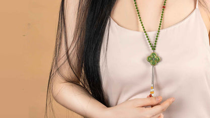 Lucky Star Four Leaf Clover Necklace