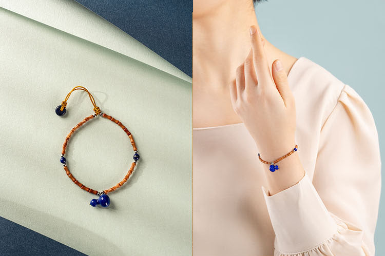 Blue Gourd Bracelet