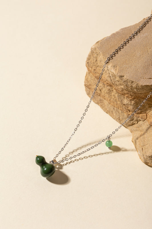 Green Gourd Necklace