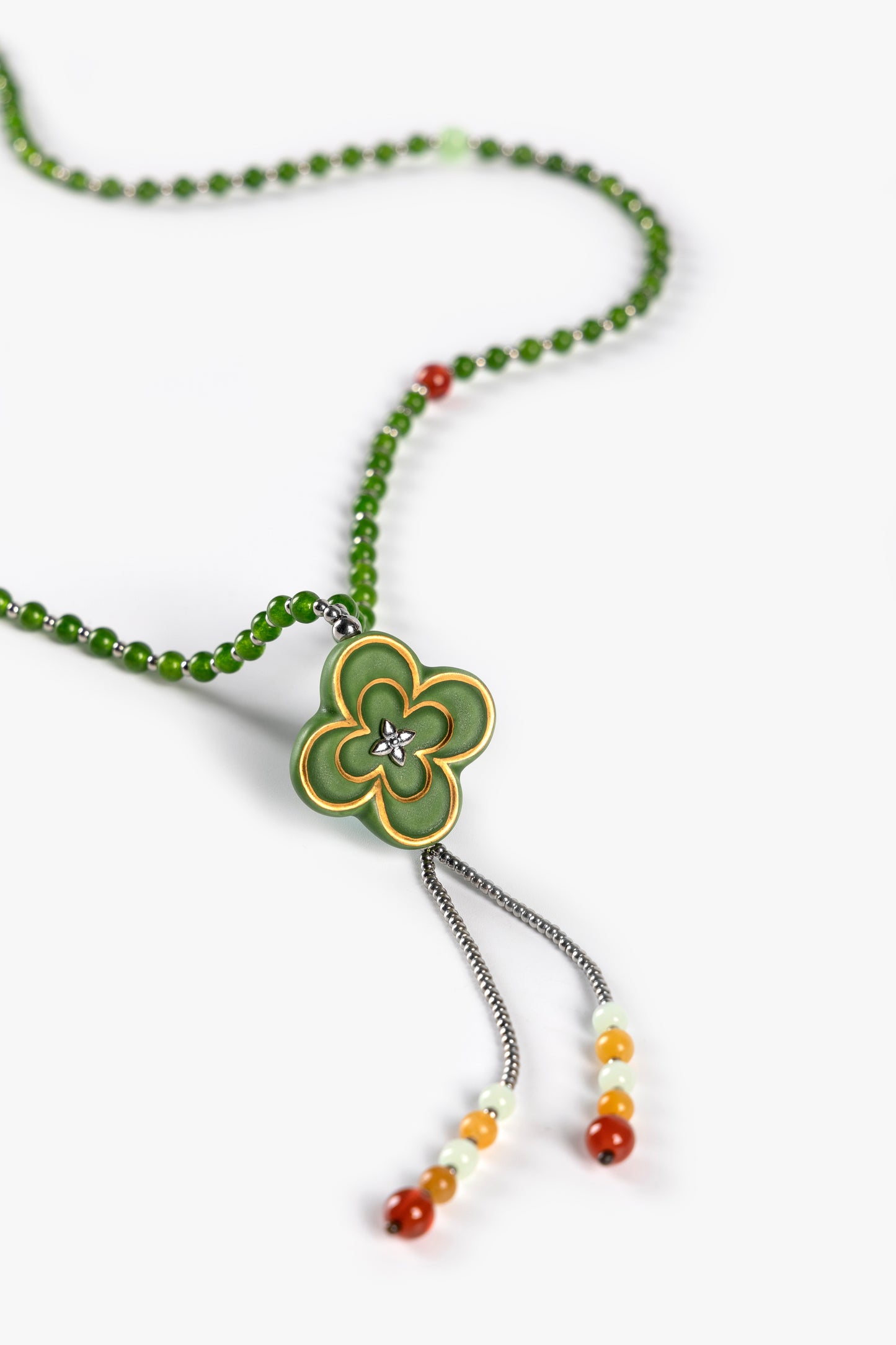 Lucky Star Four Leaf Clover Necklace