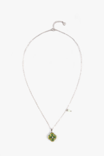 Lucky Star Four Leaf Clover Necklace