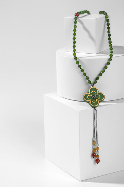 Lucky Star Four Leaf Clover Necklace