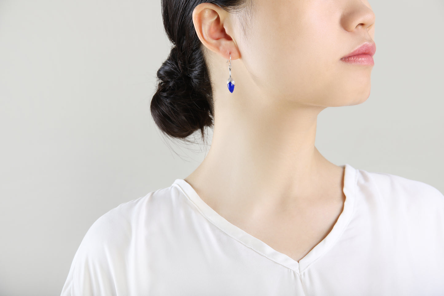 Orchid Silver Earrings