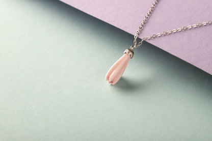 Magnolia Pearl Silver and Sweater Chain Pendant